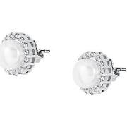 Boucles oreilles Cleor Boucles d'oreilles en argent 925/1000 et perle ...