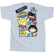 T-shirt Dc Comics Chibi Super Friends Dance