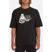 T-shirt Volcom Camiseta Shredead Black