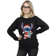 Sweat-shirt Disney Lilo And Stitch Stitch Christmas