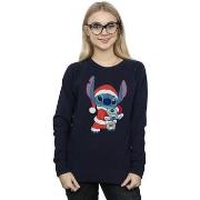 Sweat-shirt Disney Lilo And Stitch Stitch Christmas