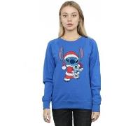 Sweat-shirt Disney Lilo And Stitch Stitch Christmas