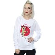 Sweat-shirt Disney Mulan Dragon Circle
