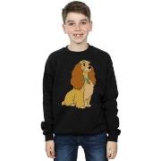 Sweat-shirt enfant Disney Lady And The Tramp Lady Spaghetti Heart