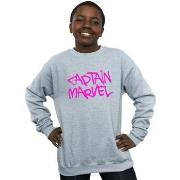 Sweat-shirt enfant Marvel Captain Spray Text