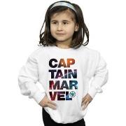 Sweat-shirt enfant Marvel Captain Space Text