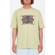T-shirt Volcom Camiseta Mind Invasion Lentil Green