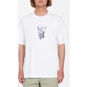 T-shirt Volcom Camiseta Slowfutur SS White