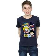 T-shirt enfant Dc Comics Chibi Super Friends Dance