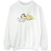 Sweat-shirt Disney Beauty And The Beast Belle Reading