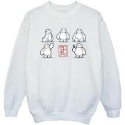 Sweat-shirt enfant Disney Big Hero 6 Baymax Many Poses