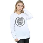 Sweat-shirt Marvel Black Panther Distressed Icon