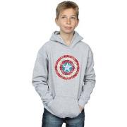 Sweat-shirt enfant Marvel Captain America Pixelated Shield