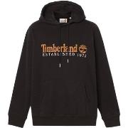 Sweat-shirt Timberland Sweat à Capuche Logo Brush Back