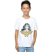 T-shirt enfant Dc Comics Wonder Woman Gaze