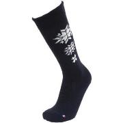 Chaussettes Perrin Mi bas etoile marine