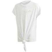 T-shirt enfant adidas G DANCE TEE - WHITE/SILVMT - 11/12 ans