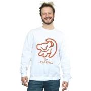 Sweat-shirt Disney The Lion King Cave Drawing