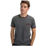 T-shirt Benson&amp;amp;cherry TEE-SHIRT NOIR TANIO - Noir - 2XL