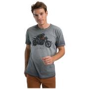 T-shirt Benson&amp;amp;cherry TEE-SHIRT ANTHRA TAGOLO - ANTHRA - XL