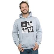 Sweat-shirt Disney Mickey Mouse Smiling Squares