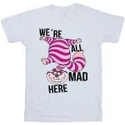 T-shirt Disney Alice In Wonderland All Mad Here