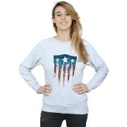 Sweat-shirt Marvel Captain America Flag Shield