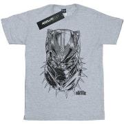 T-shirt enfant Marvel Black Panther Spray Headshot