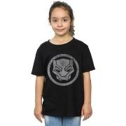 T-shirt enfant Marvel Black Panther Distressed Icon