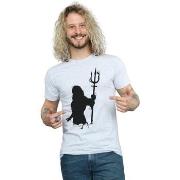 T-shirt Dc Comics Aquaman Mono Silhouette