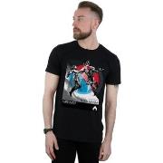 T-shirt Dc Comics Aquaman Vs Black Manta