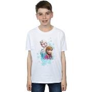 T-shirt enfant Disney Frozen Elsa And Anna Sisters