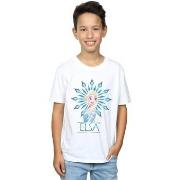T-shirt enfant Disney Frozen Elsa Snowflake