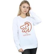 Sweat-shirt Disney The Lion King Cave Drawing