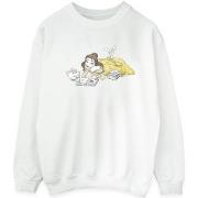 Sweat-shirt Disney Beauty And The Beast Belle Reading