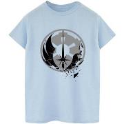 T-shirt Disney Obi-Wan Kenobi Fractured Logos