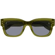 Lunettes de soleil Gucci GG1217S Lunettes de soleil, Vert/Gris, 53 mm