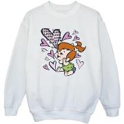 Sweat-shirt enfant The Flintstones Pebbles Love Love Love