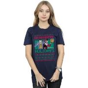 T-shirt Dc Comics Ha Ha Happy Holidays