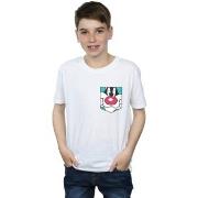 T-shirt enfant Dessins Animés Sylvester Face Faux Pocket