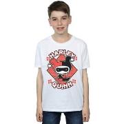 T-shirt enfant Dc Comics Chibi Harley Quinn Badge