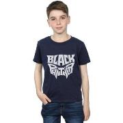 T-shirt enfant Marvel Black Panther Worded Emblem