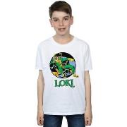 T-shirt enfant Marvel Loki Throne