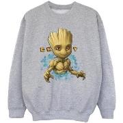 Sweat-shirt enfant Guardians Of The Galaxy Groot Flowers