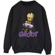 Sweat-shirt Guardians Of The Galaxy Groot Casette