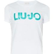 T-shirt Liu Jo T-shirt avec logo et paillettes