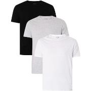 T-shirt Lacoste Lot de 3 t-shirts de détente Essentials