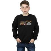 Sweat-shirt enfant The Flintstones Family Car Distressed