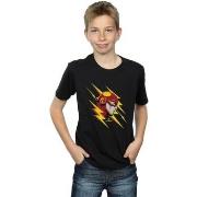 T-shirt enfant Dc Comics The Flash Lightning Portrait
