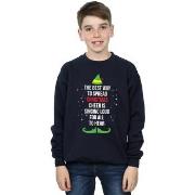 Sweat-shirt enfant Elf Christmas Cheer Text